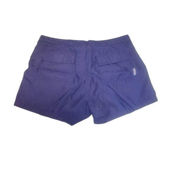 Sideout Women’s Swim Board Shorts Size Large Blue with White Stripes - Picture 2 of 8